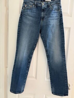AG Adriano Goldschmied Mari high-rise straight-leg 
Sz: 29
Excellent condition